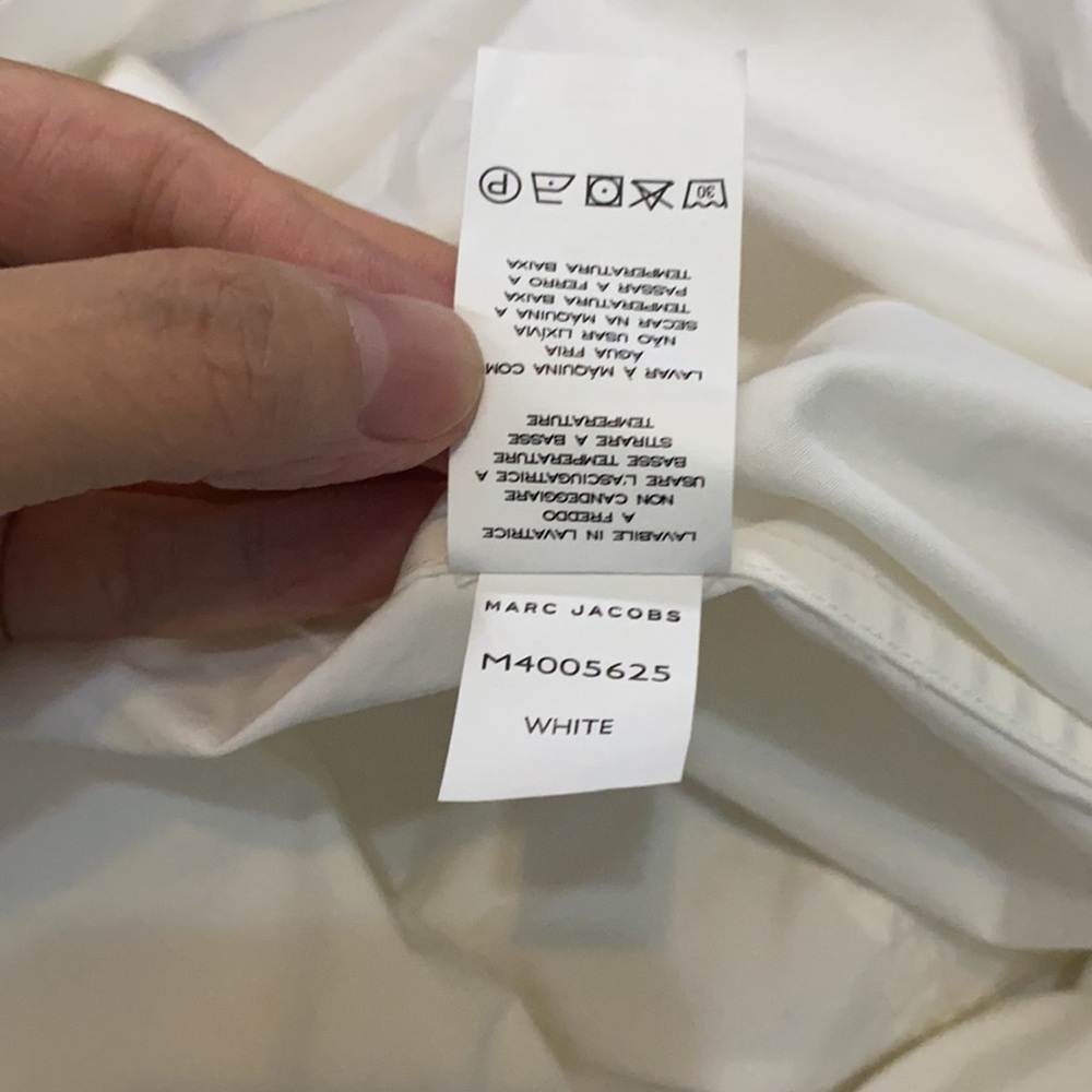 Marc Jacobs Stretch Poplin Ruffle Blouse - Picture 5 of 6
